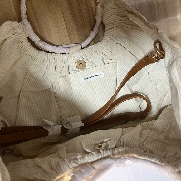 Anthropologie Beaded Raffia Satchel - Picture 7 of 7